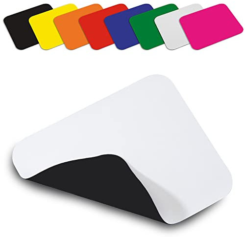 ANTEVIA - Tapis de Souris Original Violet 22 x 18cm |Plus DE 10 MODELES| Antidérapant (Vaniat Blanc)