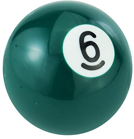 Temzzer Billardkugel-Schaltknauf aus Kunstharz, Getriebeknauf für die meisten manuellen Automobil-Fahrzeuge (Grün 6)