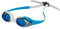 arena Spider Junior Schwimmbrille für Kinder, Schwimmbrille mit Anti-Beschlag und UV-Schutz, Selbstjustierender Nasensteg, Hypoallergene Silikondichtungen, R_BLUE-GREY-BLUE