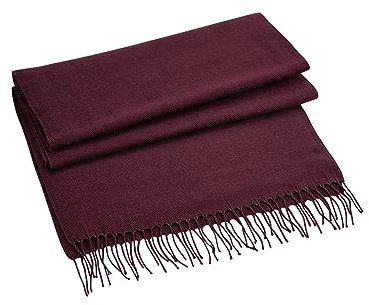 Beechfield B500 Classic Woven Scarf - Burgundy