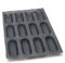 Maé Innovation Moule en Fibre de Verre et Silicone 40x60cm - 12 Baguettes 16,9x6,4cm - Antiadhésif - Made in France - Résultat croustillant et fondant
