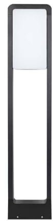 V-TAC VT-33 Borne de Jardin LED 10W Puce Samsung Fixation au Sol 80cm Aluminium Noir IP65 lumière 4000K - SKU 2120114