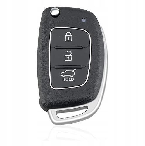 AWPARTS - Car Key Shell - Remote Key Shell - Car Remote Control Housing Compatible with Hyundai i10, i20, i30, ix20, ix35, i40, Tucson, Accent