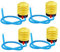 CLISPEED Pumpe Inflator Pedal Inflator Balgfußpumpe für Aufblasbare Übung Luftmatratze