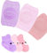 Stoppersocken und Knieschoner Baby Krabbeln (3 Paars) Antirutschsocken 6-12 Monate Abs Anti Rutsch Socken Kind 12-18 (Mädchen)