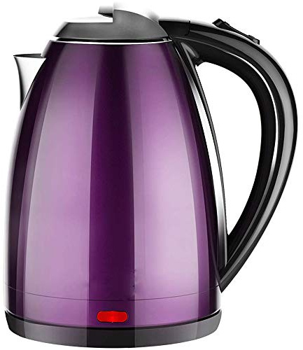 Stainless Steel Kettle, Electric Kettle, 304 Stainless Steel Fast Boil Jug Kettle, 1500 Watt, 1.8L, Boil-Dry Protection And Auto Shut-Off, BPA Free,Purple (Purple) Full moon vision