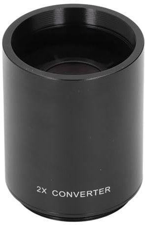2X Telekonverter für T2-Mount-Objektiv 420-800mm 650-1300mm 500mm 800mm 900mm, 2X Vergrößerungsobjektivkonverter, 2X Tele-Vorsatzobjektiv-Konverter T2-Mount-Spiegel-Teleobjektiv