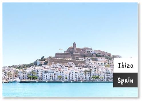 Kühlschrankmagnet Ibiza Panorama
