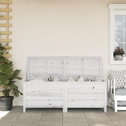 ShGaxin Arcón de jardín Madera Maciza Abeto Blanco 150x50x56,5 cm, Arco Jardin Exterior, Rosal Trepador, Arco Boda, Arco para Plantas Trepadoras, Arco Flores