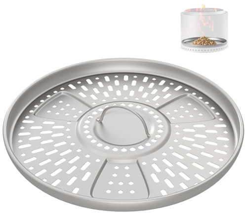Pellet-Adapter für Solo Stove Ranger, runde Feuerstelle, Brennpellet-Verlängerung, Edelstahl-Pellet-Adapter für Outdoor-Feuerstelle, 38,1 cm, rauchfreie Feuerstelle, Pellet-Adapter, Zubehör für den