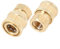 Lot de 2 raccords en laiton pour nettoyeur haute pression convertit 1/4 raccord rapide en NPT femelle 1/4