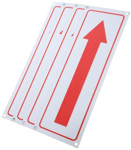 SOESFOUFU 4pièces Panneaux Directionnels Métal Flèches Aluminium Pour Usage Extérieur Indiquant Les Directions Les Rues Parkings Et Zones De Construction