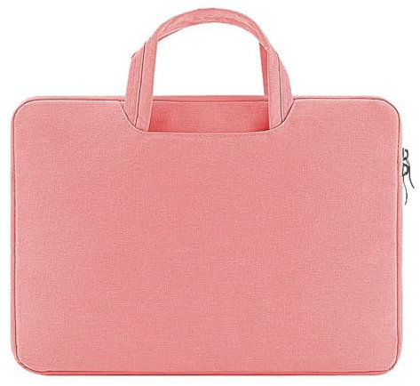 Borsa protettiva imbottita per computer portatile da 15,6, compatibile con Apple MacBook Air Pro da 15, 15,3, 15,4, 15,4, 15,6, Acer Asus, Amazon, Microsoft Notebook (rosa, 15,6)