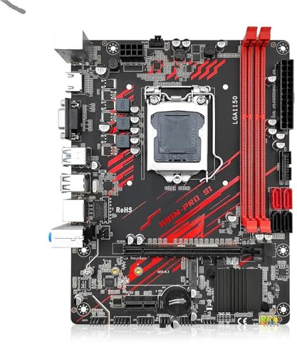 HYUIND Scheda Madre Fit for Machinist H81 LGA 1150 NVME M.2 Supporto Slot i3 i5 i7/Xeon E3 V3 Processore RAM DDR3 Scheda Madre H81M-PRO S1