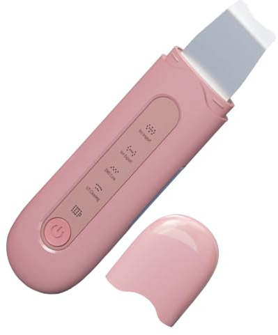 Hautschrubber Gesichtsspatel Ultraschall Porenreiniger | Edelstahl Hautschaber Für Frauen Und Mädchen Für Tägliche Pflege Zu Hause Persönliche Schönheitsroutine Vor Makeup Nach