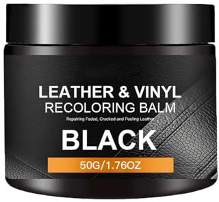 Jubilofex Leder-Nachfärbung - 50g langanhaltende Kratzer Reparatur,Leder-Kratzer-Reparatur,für Stiefel, Auto-Innenraum-Pflege, Schuhpflege, Handtasche, Jacke, Sattel, Polster, tägliche Anwendung