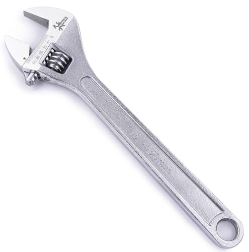 Navegando 18 Inch Heavy Duty Adjustable Spanner, 2.17 Big Jaw