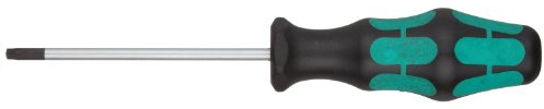 Wera 05138263001 Kraftform Plus 367 Torx BO Screwdriver, With Bore Hole, TX 25 Head, 4 Blade Length