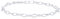 Melina Unisex-Bettelarmband Oval Silber 925 21 cm 1900005
