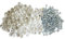 All Trade Direct 600 Pcs WHITE NUMBER PLATE CAPS SCREWS BOLTS NUTS FITTING FIX