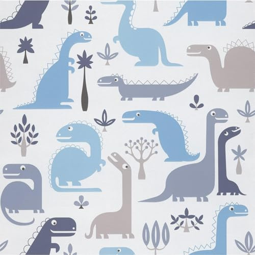 LL-10-02-1 - Jack N Rose Dinosaurs Multicoloured Blues Galerie Wallpaper