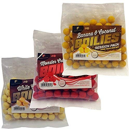3 X Taschen Von Boilies 14mm Für Karpfen Angeln Köder Einer Der Einzelnen Aromen Tutti Frutti Ananas-kokos Erdbeere