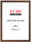 EUROLine Holz Bilderrahmen 60 x 90 cm Wenge braun mit Antireflex-Acrylglas für | Foto | Poster | Puzzle Rahmen