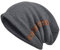 VECRY Herren Baumwolle Mütze Strickmützen Slouch Beanie Schädel Cap Winter Sommer Hüte (020-Grau)