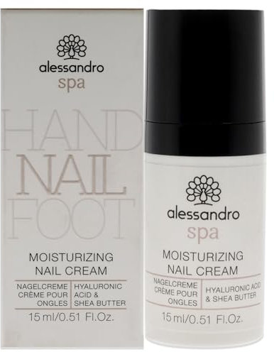 Spa Moistuirizing Nail Cream - Feuchtigkeitsspendende Nagelcreme mit Hyaluronsäure, bei brüchigen Nägeln, 15 ml