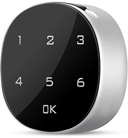 Kafuty Verrouillage Electronique de Code pour l'Armoire Clavier Tactile en Alliage Zinc Sécurité Numérique sans Clé de Code Serrure de Tiroir, Boîte aux Lettres, Casiers Scolaires