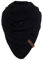 KNIT FACTORY - Coco Dreiecksschal Junior - Mädchen Strickschal mit Wolle - Halstuch für Kinder - Schwarzes Kinderschal - Umschlagtücher aus Hochwertige Qualität - Kinder Schal - 140 x 60 cm - Schwarz