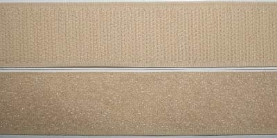 Jajasio Klettband selbstklebend Extra Stark, 20 mm, beige #02 10 Meter, selbstklebendes Klettband