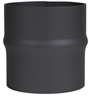 LANZZAS Extensión de tubo de estufa de 120 mm a 130 mm, color: negro metálico. Otros tubos de nuestra gama se pueden encontrar aquí.