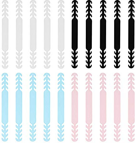 YONII 20 Stücke Maske Strap Extender Einstellbare Ohr Protector Anti-Straffung Dekompression Halter Haken Maske Zubehör