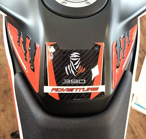 labelbike - 3D-Tankaufkleber mit Harzkleber für Motorräder, die mit KTM 390 Adventure kompatibel sind