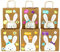 Papierdrachen XXL Geschenktüten für Kinder zu Ostern - Osterdeko - Kreatives Osternest mit 6 Papiertüten und süßem Hasengesicht - Set Nummer 1