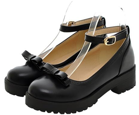 Holibanna Women S Single Bow Shoes 1.57 Inch Heels Slipper Shoes for Women Brown and Black Comfortable Footwear for Spring Summer