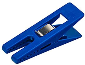 DIYexpert Wäscheklammern Sturm Made in Germany | [Blau] | Stabile Kluppen für Wäscheleine, Wäschespinne und Wäscheständer | Strandliegen clothespins und Clothes pegs