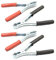 ZV 4 PINZE PER CAVI BATTERIA AUTO 160 mm 175A 2 COPPIE ROSSO E NERE MANICI ISOLATI