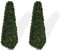 Best Artificial Pyramiden-Obelisk, Buchsbaum-Formschnitt, UV-geschützt, 60 cm, 2 Stück