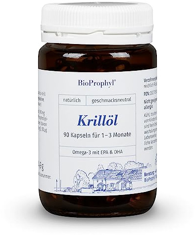 BioProphyl® Krill-Öl | hochdosiert 590 mg Krillöl | 159 mg Omega 3 Fettsäuren