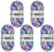 myboshi mysocks Pixel, 6-fädige Sockenwolle, strapazierfähig, Garn aus Schurwolle, filzfrei, 150g, Ll 390m Lila (Dotty), 5 Knäuel