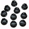 Homemaxt 10Pcs Guitar Knobs Amplifier Amp Knob Tone Volume Knobs for Guitarra Brass