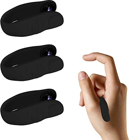 2 Pezzi Clip per Massaggio con Digitopressione Clip per Digitopressione Massaggio con Digitopressione Portatile Morsetto Manuale per Lase, Massaggio Antistress Clip per Digitopressione,(pollici neri)