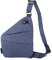 Niumike Persönliche Flex-Tasche, Anti-Dieb, schlanke Schultertasche, modische Tasche, Umhängetaschen, Schulterrucksack, Geldbörse für Damen und Herren, Blau