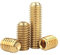 ORANXIN M5 x 5mm 50 Pcs Presa esagonale Viti di arresto Ottone Esagono Viti Senza testa Allen Pomello