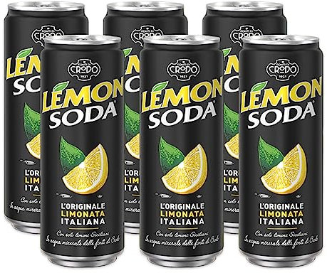 6X Lemonsoda L'Originale Limonata Italiana Lemon Soda 330ml [6 Lattine] - Drink Summer 2023