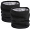 I Kua Fly Loop Schal Damen Herren Thermal Fleece Schlauchschal Winter Neckwarmer Herren Halstuch Winddicht Sportschal Halswärmer für Fahrrad Motorrad Skifahren (2pcs Schwarz)