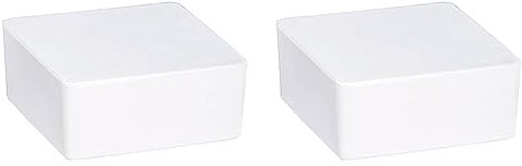 WENKO Nachfüller Raumentfeuchter Cube, Nachfüllpack für Luftentfeuchter, reduziert Schimmel & Gerüche, 500 g Granulatblock, sofortige Wirkung bis zu 2 Monate, 10 x 5 x 10 cm, Weiß (Packung mit 2)
