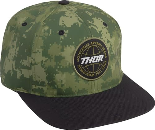 Thor MX Motocross Global Snapback Cap Hat Kappe camo grün schwarz